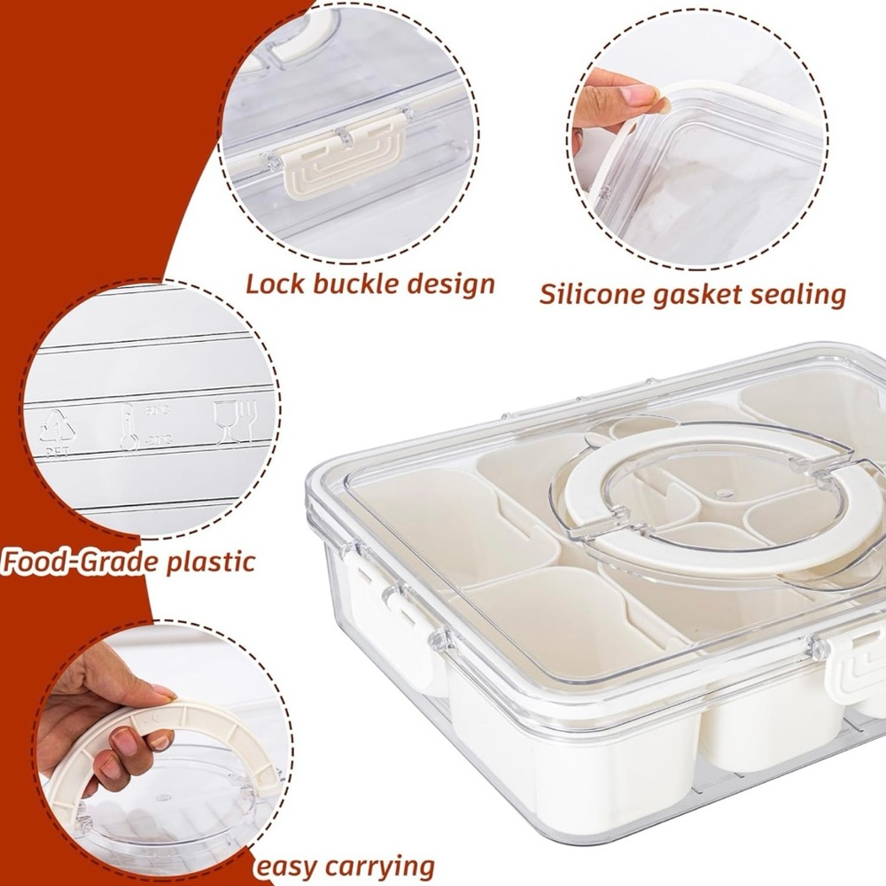Snackle Box Container Brand New - Picture 6 of 12